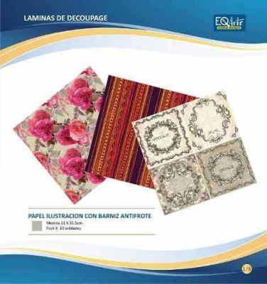 Laminas Eq Decoupage 30X30 