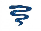 Dimensional 3D Eq Arte Glitter Azul 