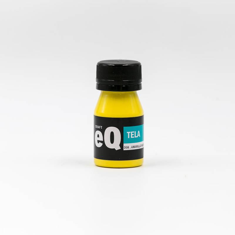 Pintura De Tela Eq Arte Amarillo Medio X 37Cc
