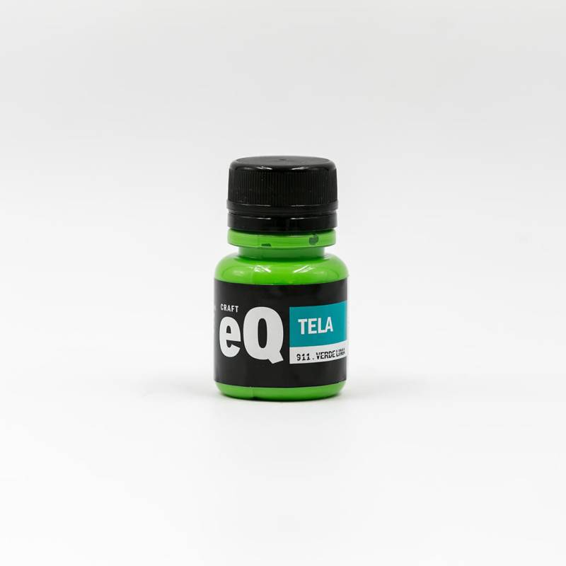 Pintura De Tela Eq Arte Verde Lima X 37Cc