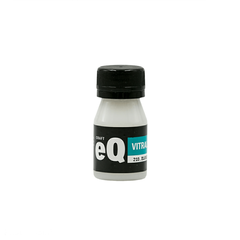 Laca Vitral Al Agua Eq Arte X 37Ml Blanco