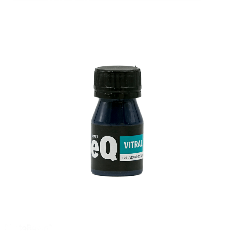 Laca Vitral Al Agua Eq Arte X 37Ml Verde Oceanico