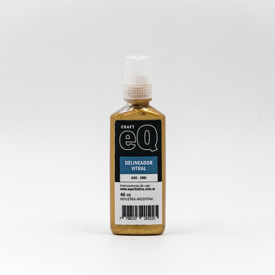 Delineador Vitral Eq Arte X 40 Ml Oro