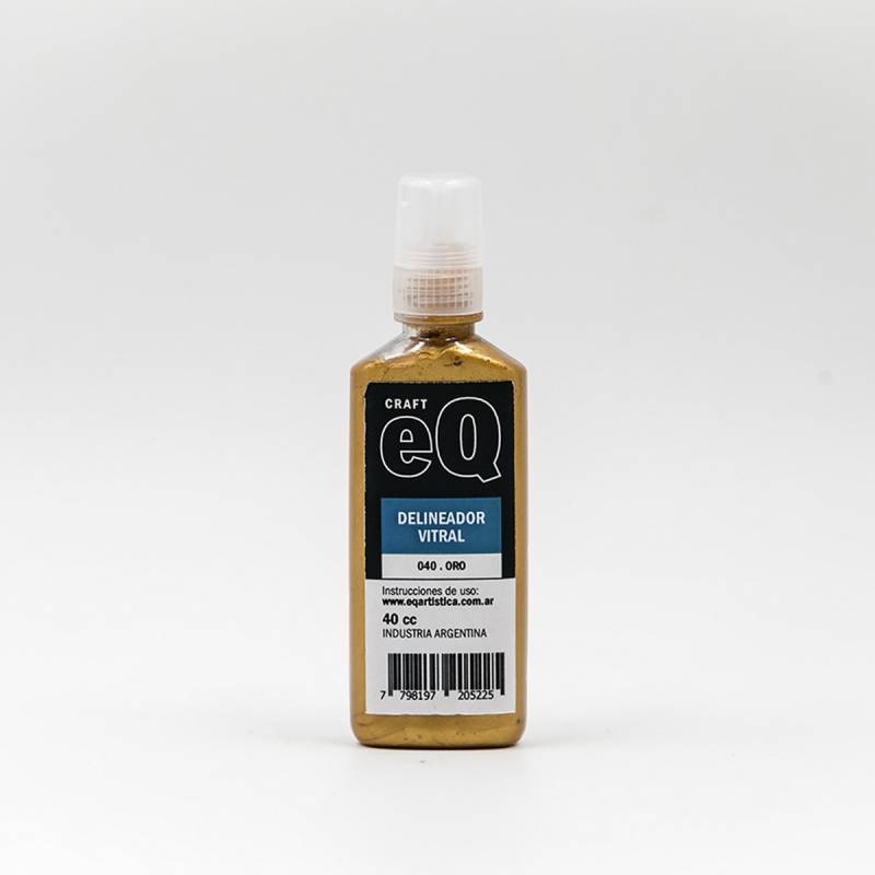 Delineador Vitral Eq Arte X 40 Ml Oro