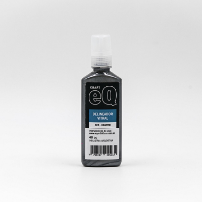 Delineador Vitral Eq Arte X 40 Ml Grafito