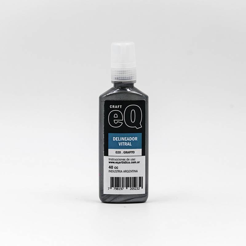 Delineador Vitral Eq Arte X 40 Ml Grafito
