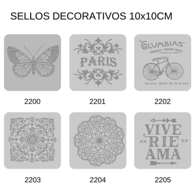 Sellos Eq Craft 10X10