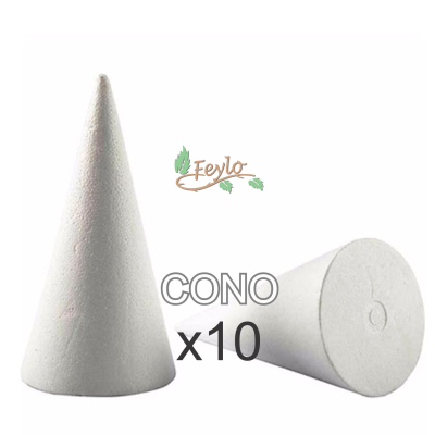 Cono De Telgopor (14 Cm X 7 Diam.) X 10 Unidad