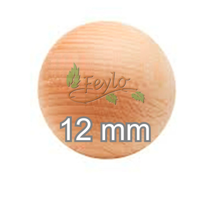 Esfera De Madera Ø 12Mm.x 1 Unidad