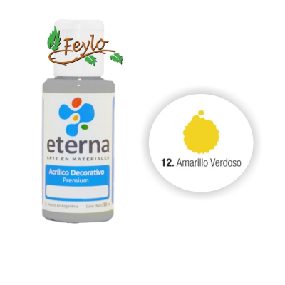 Eterna Acril.dec. Amarillo Verdoso  50Ml