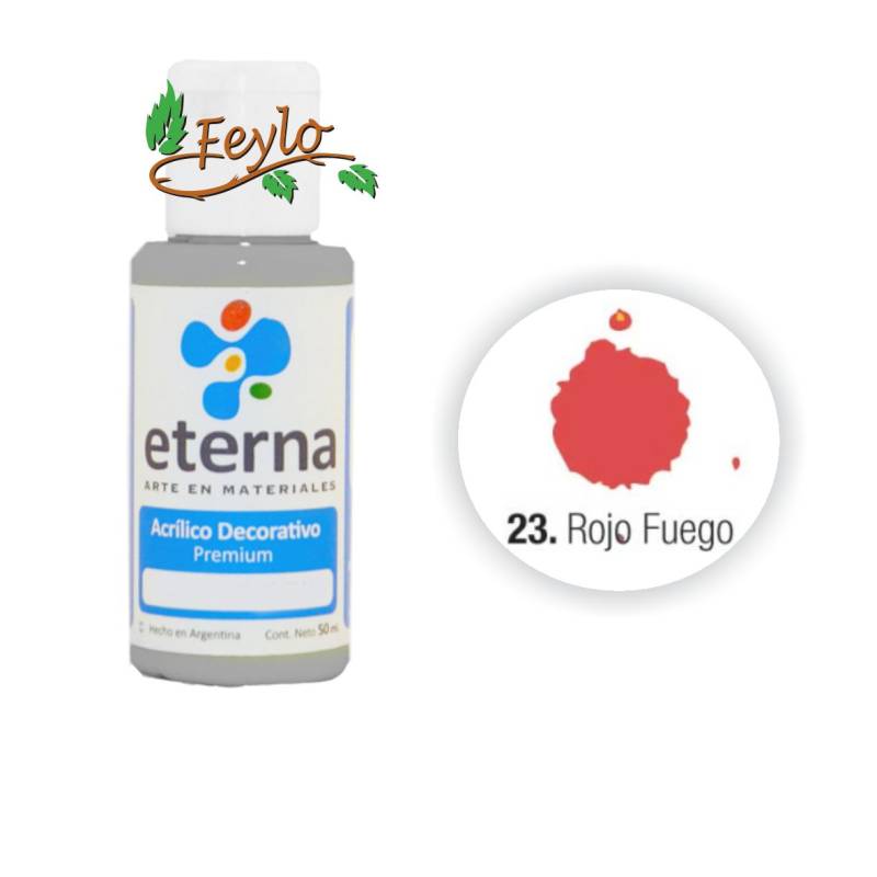 Eterna Acril.dec. Rojo Fuego        50Ml