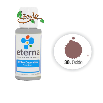 Eterna Acril.dec. Rojo Oxido        50Ml