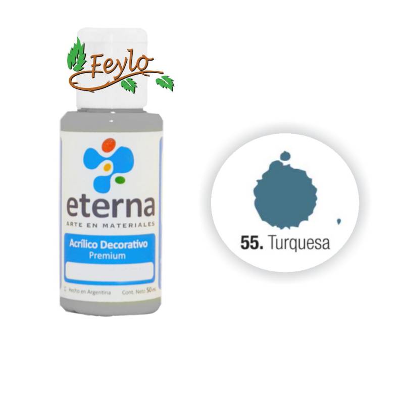 Eterna Acril.dec. Turquesa          50Ml