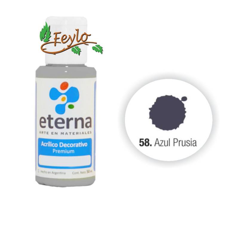 Eterna Acril.dec Azul De Prusia     50Ml
