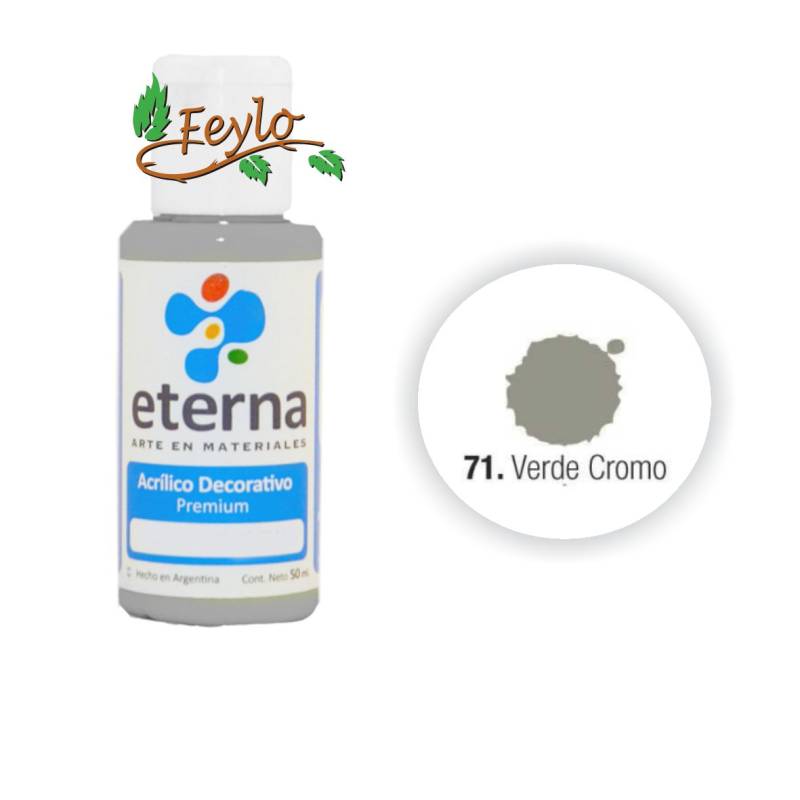 Eterna Acril.dec. Verde Cromo       50Ml