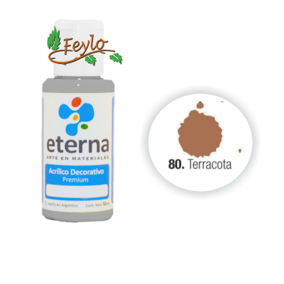 Eterna Acril.dec. Terracota         50Ml