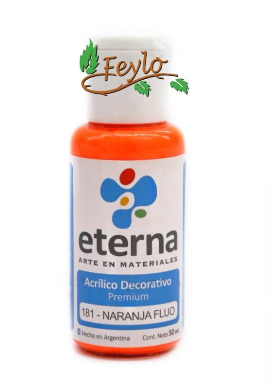 Eterna Acril.dec. Fluo Naranja      50Ml