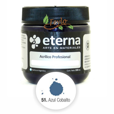 Eterna Acril.est.azul Cobalto(I)   X 200Ml