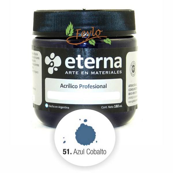 Eterna Acril.est.azul Cobalto(I)   X 200Ml