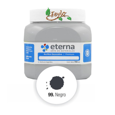 Acrilico Est. Negro               700Ml.