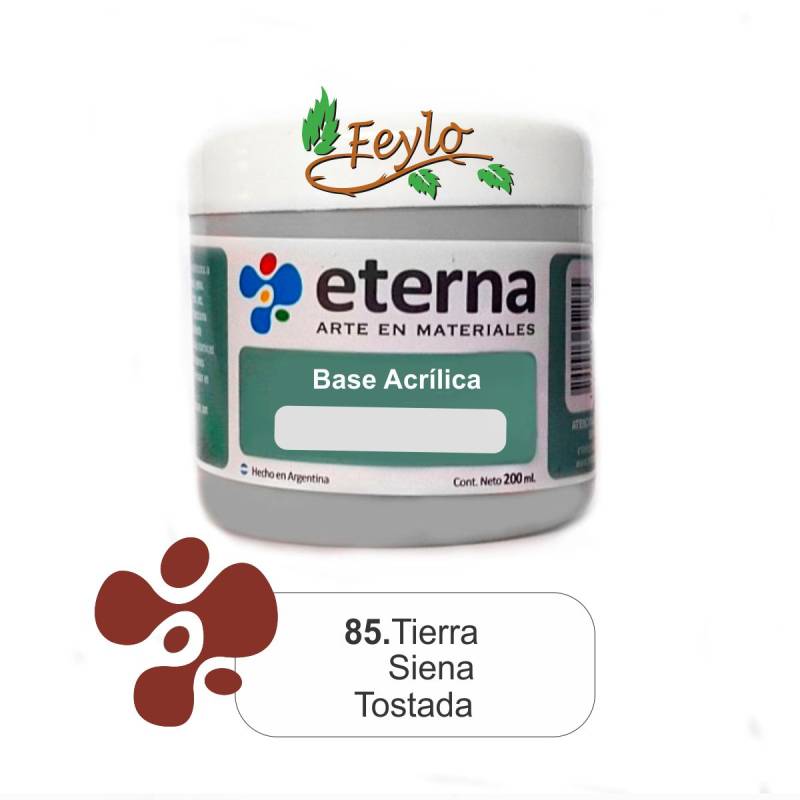 Base Acrilica  Eterna Siena Tostada       200Ml.
