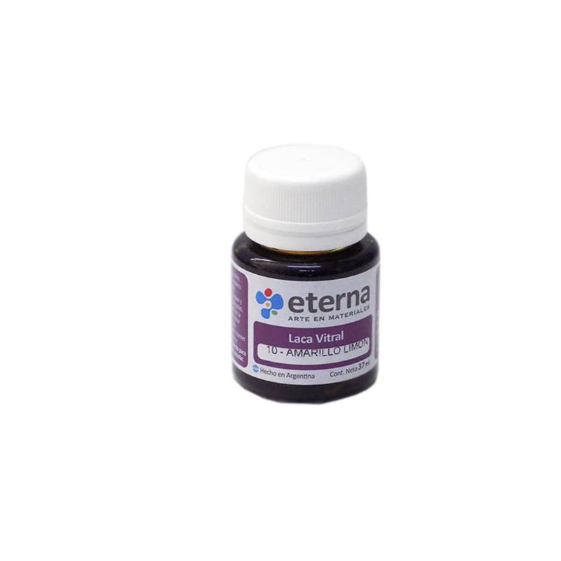Eterna Laca Vitral Amarillo Limon X 30 Ml