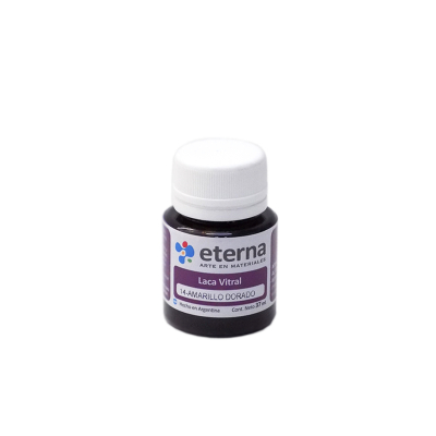 Eterna Laca Vitral Amarillo Dorado X 30 Ml