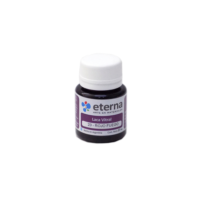 Eterna Laca Vitral Rojo Fuego X 30 Ml