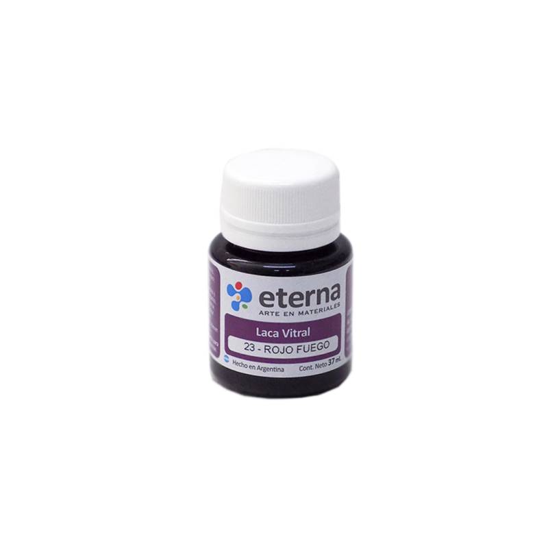 Eterna Laca Vitral Rojo Fuego X 30 Ml