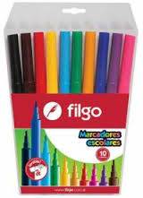 Marcadores Escolares Filgo X 10