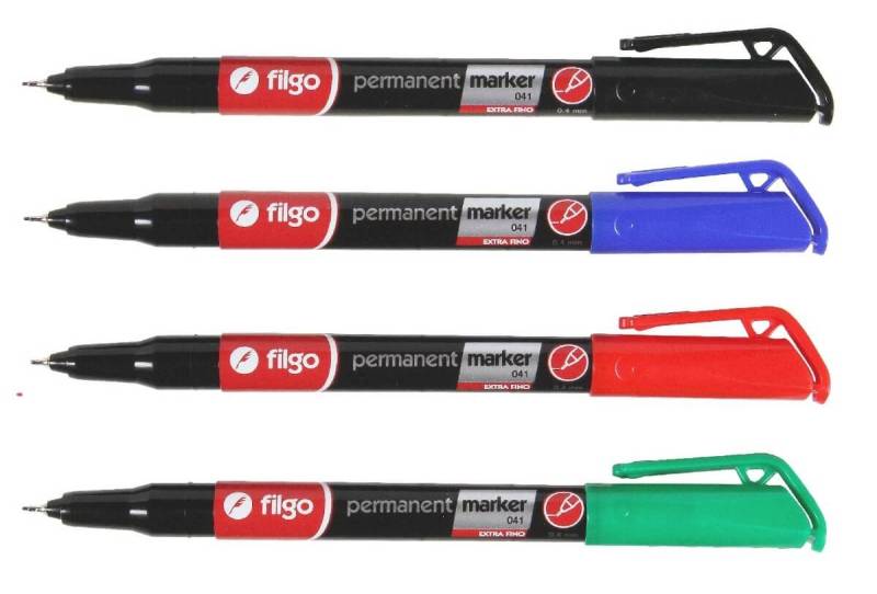 Marcador Permanente Fino (Filgo 040)