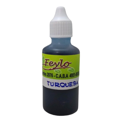 Colorante Jabon  X 30 Cc Turquesa