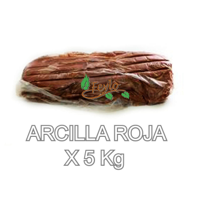 Arcilla Pasta Roja X5 Kilos (Aprox. Sin Fraccionar)