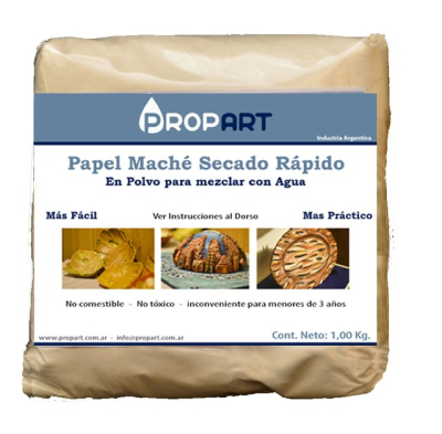 Papel Mache Secado Rapido X 1 Kilo Propart
