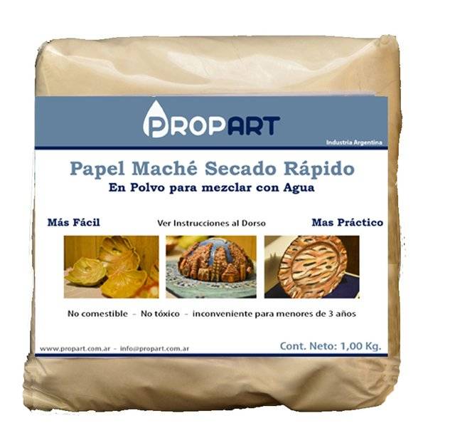 Papel Mache Secado Rapido X 1 Kilo Propart