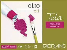 Block Entelado Fabriano  24X 32  300 Grs 10 Hojas