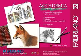 Block Academia Fabriano 120Grs. 25X32.5  Semi Rugoso X 20 Hojas
