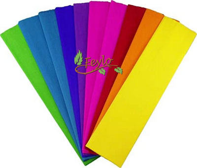 Papel Crepe Color Liso X Unid