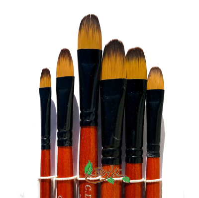 Pinceles Tigre  Art. 825 Set Lengua Gato X 6 Unid.