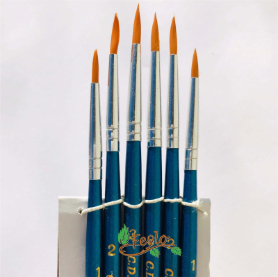Pinceles Tigre  Art. 254 Set Redondos  X 6 Unid.