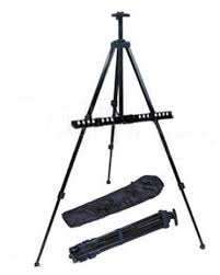 Atril Aluminio Regulable En Altura, Plegable Y Estuche