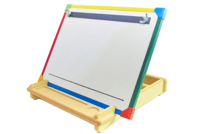 Atril De Mesa Xl Pizarra Blanca + Portapapeles