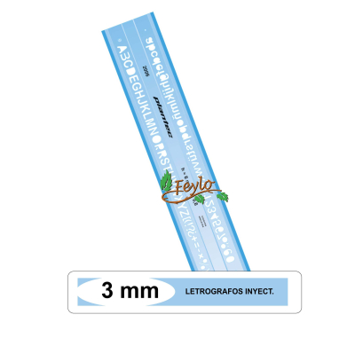 Letrografos Inyect.plantec Altura 3 Mm