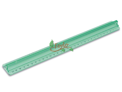 Triple Decímetro De 30 Cm Con 1/2 Mm