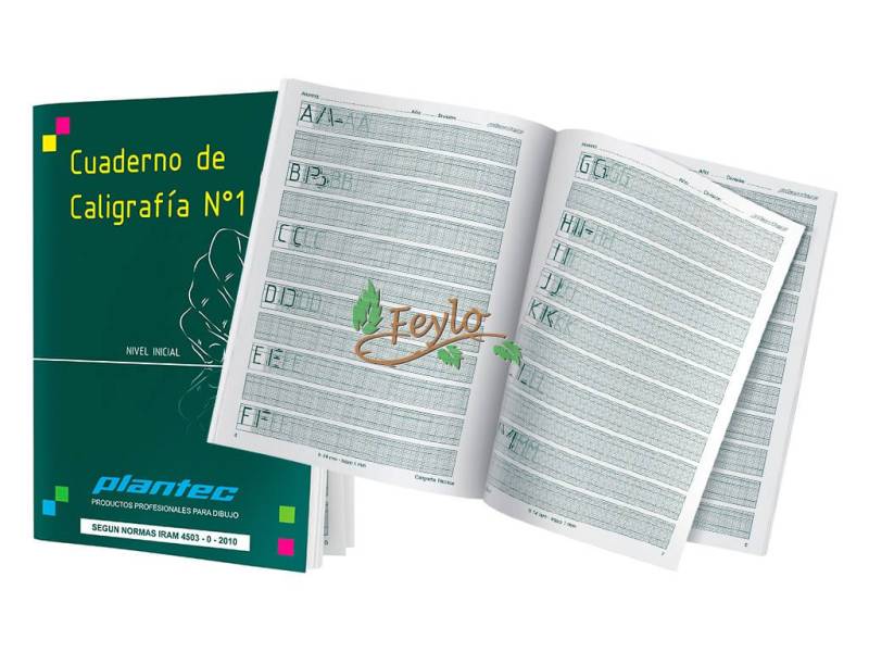 Cuaderno De Caligrafia Plantec Nº1