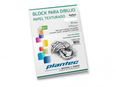 Block Texturado 210 Grs Encolado A5 X 40 Hojas