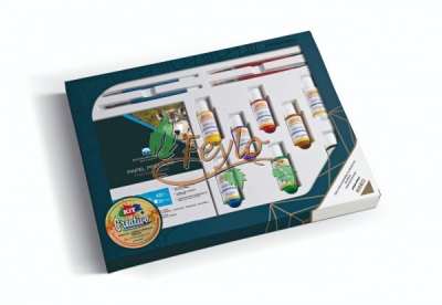 Kit Creativo Acrilicos/ Block/ Pinceles (Plantec)