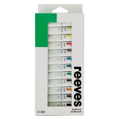 Set Acrílicos X 12 Colores - Pomo 12 Ml