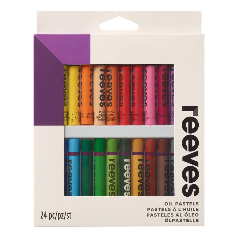 Set Pastel Al Óleo Largos X 24