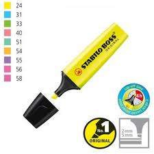 Resaltador Boss Amarillo
